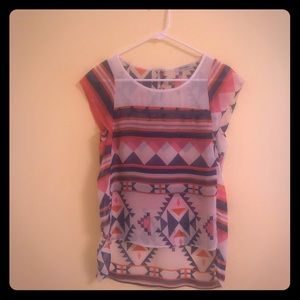 Tribal print blouse